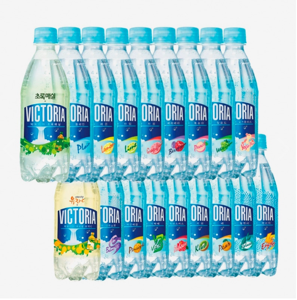 送料無料ヴィクトリアスパークリングウォーター 500ml 40個 (20+20